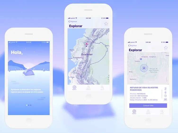 Camping zone locator and availability