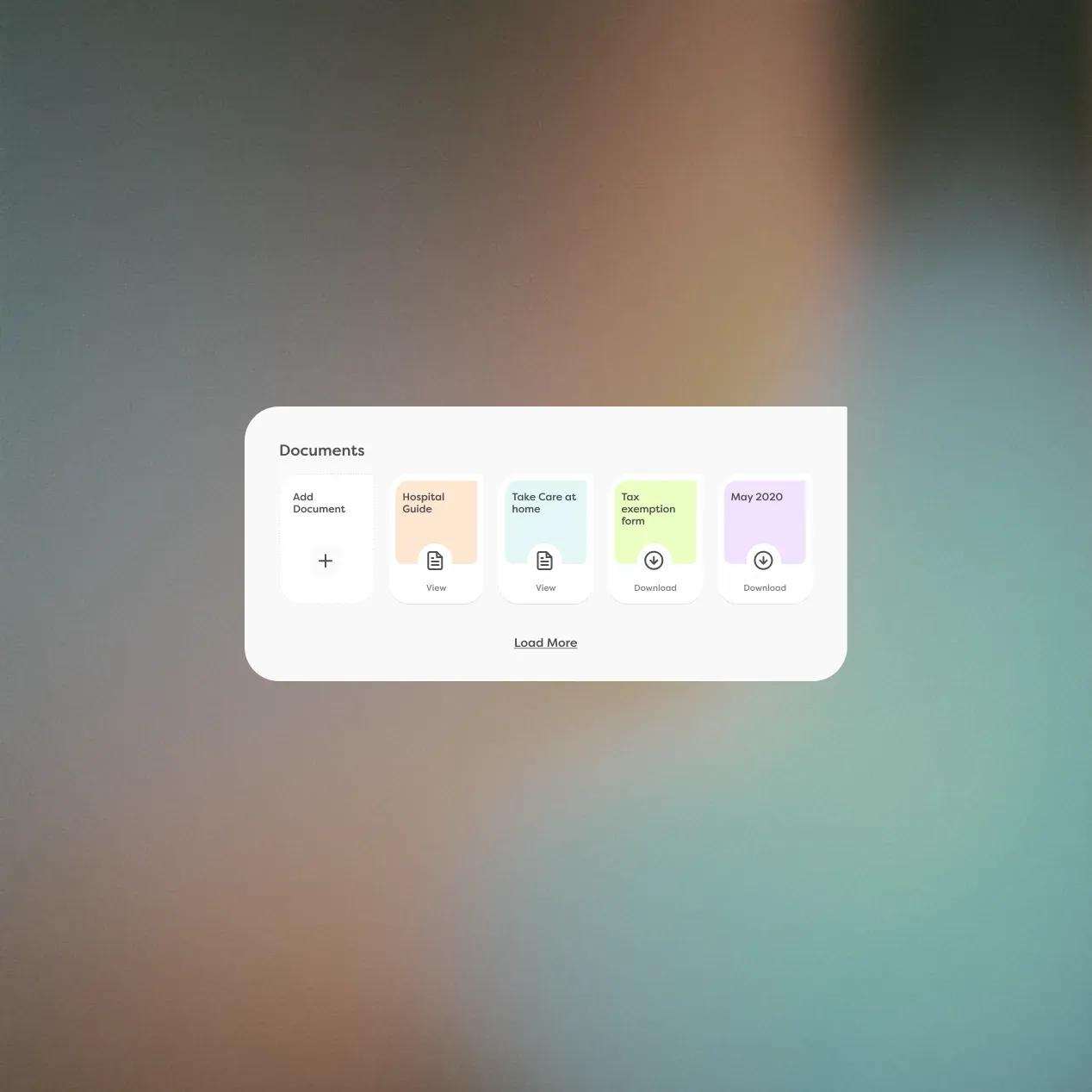 Future Family documents section