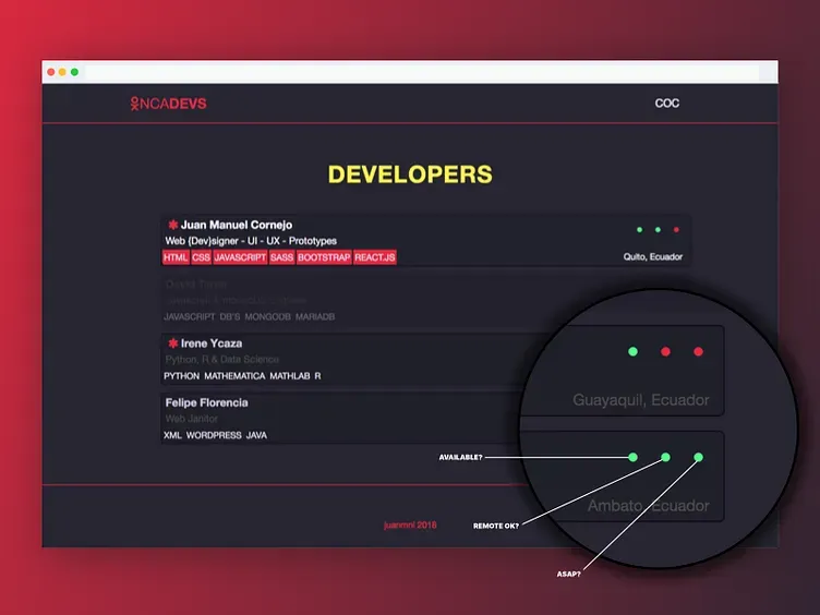 Incadevs, South American developers community.