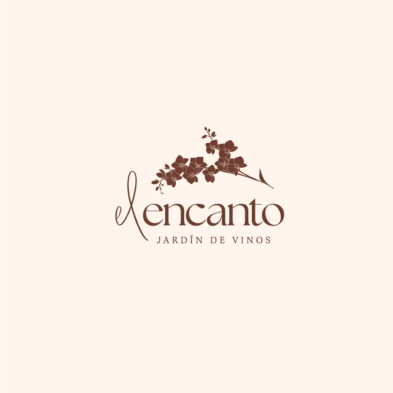 Logo for El Encanto, a local wine bar in Quito, Ecuador