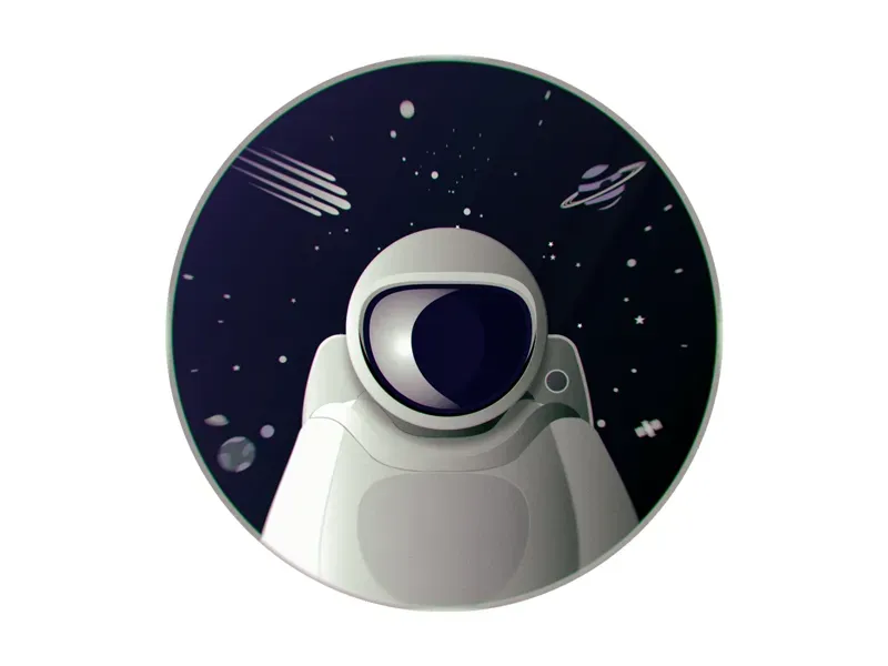 Astronaut illustration for Meteor User Accounts package