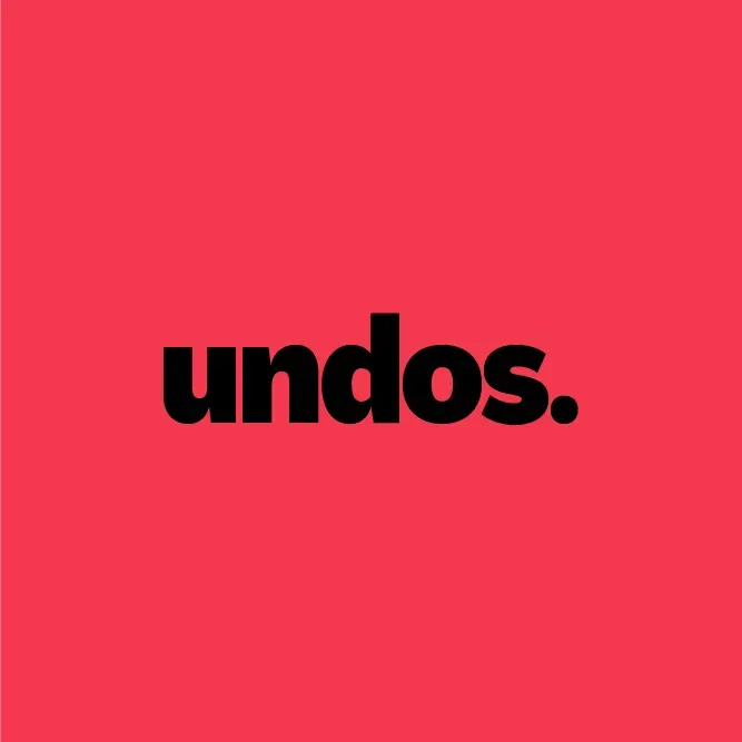 Typographic logo for undos. a design studio based in Quito, Ecuador