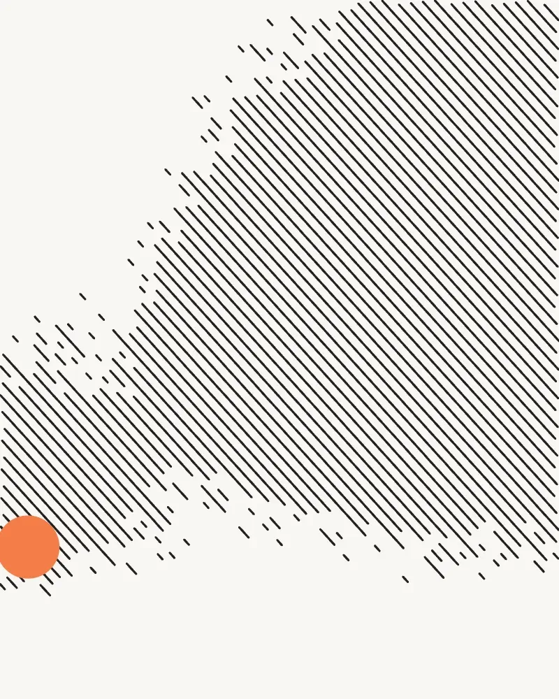 A plate of diagonal hatching in ink on paper.