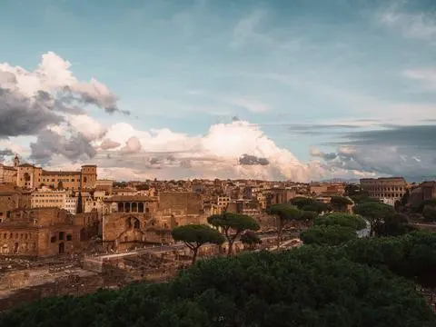 Rome, 2022. The fori from the Vittoriano.