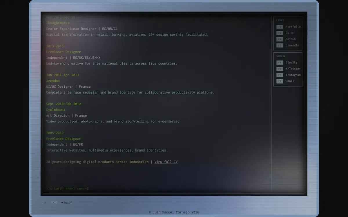 Terminus work screen